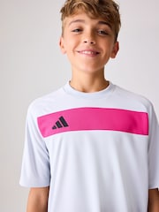 adidas Grey / Pink Tiro Essentials Short - Image 3 of 3