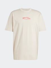adidas Originals Cream Wabash 100% Cotton T-Shirt - Image 6 of 6