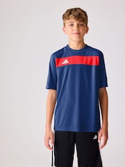 adidas Navy / Red Tiro Essentials Short - Image 1 of 6