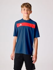 adidas Navy / Red Tiro Essentials Short - Image 3 of 6