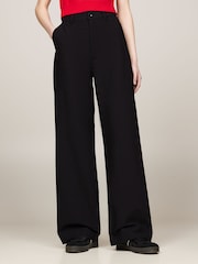 Tommy Jeans Black Tailoring Claire Pants - Image 1 of 5