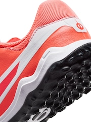 Nike Orange Kids Tiempo Legend 10 Academy Turf Football Boots - Image 8 of 9