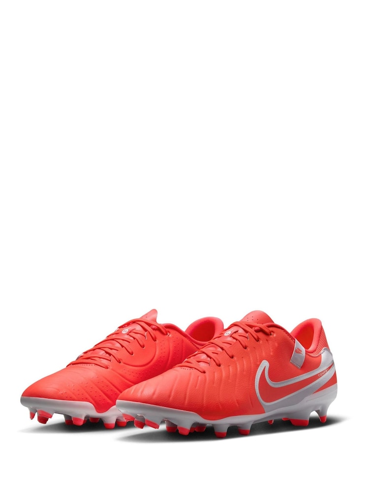 Nike Orange Adults Tiempo Legend 10 Academy Multi Ground Football Boots - Image 9 of 10
