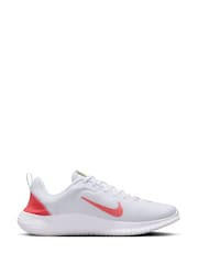 Nike White/Pink Flex Experience Run 12 Road Running Trainers - Image 1 of 9