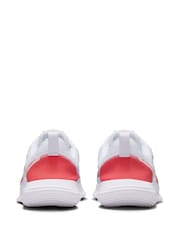 Nike White/Pink Flex Experience Run 12 Road Running Trainers - Image 4 of 9