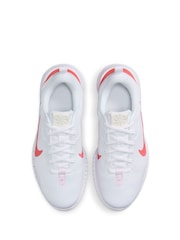 Nike White/Pink Flex Experience Run 12 Road Running Trainers - Image 5 of 9