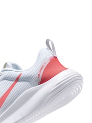 Nike White/Pink Flex Experience Run 12 Road Running Trainers - Image 9 of 9