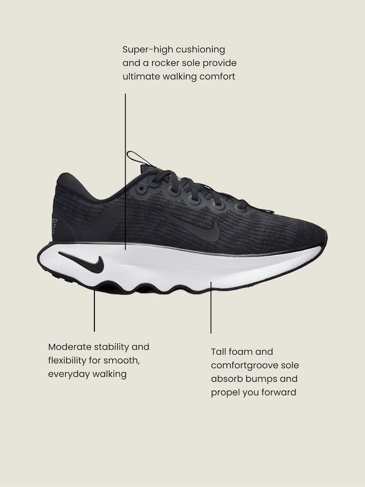 Nike Cream Motiva Premium Walking Trainers - Image 5 of 5