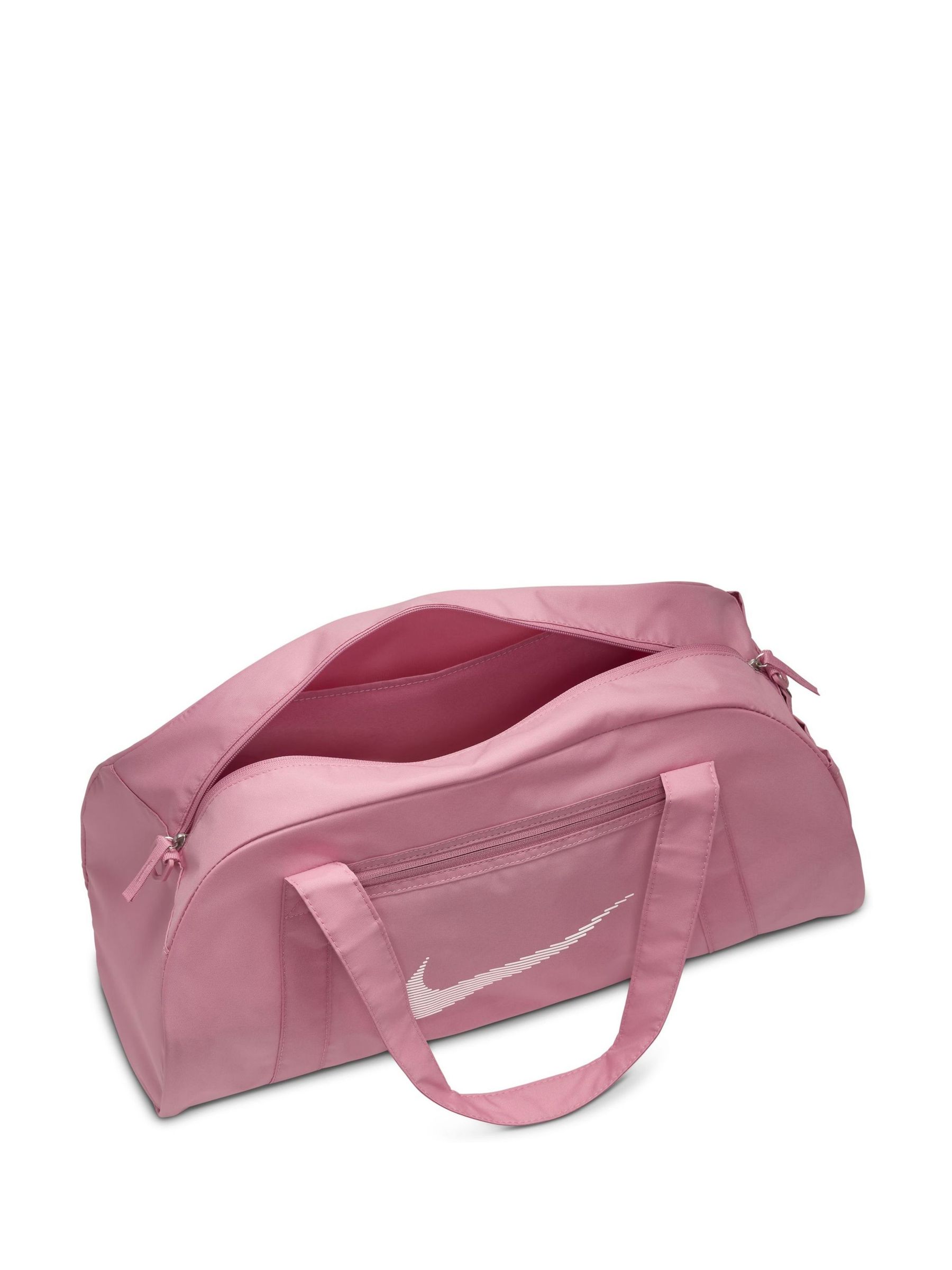 hot pink nike duffel bag