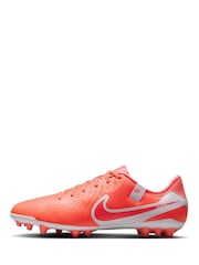 Nike Orange Adults Tiempo Legend 10 Academy Artificial Grass Football Boots - Image 7 of 12