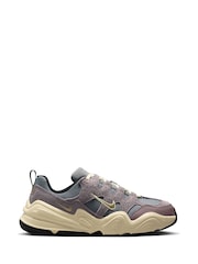 Nike Taupe Brown Tech Hera Trainers - Image 1 of 11
