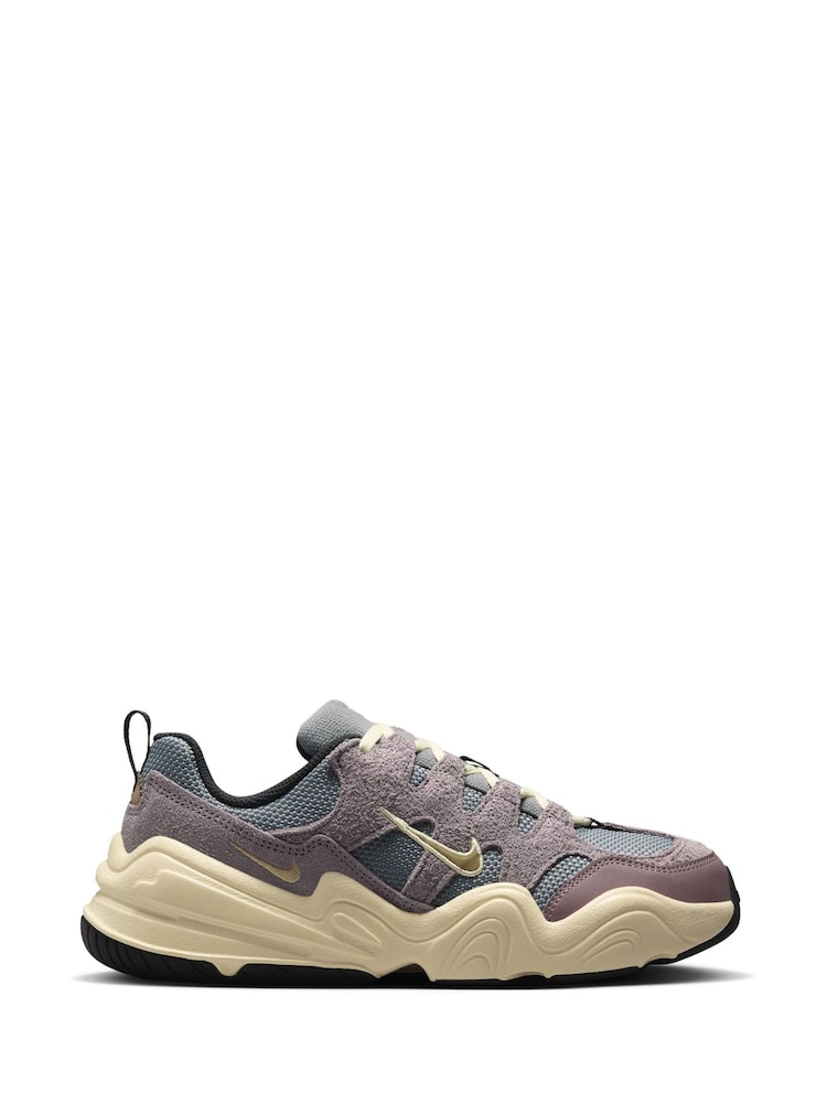 Nike Taupe Brown Tech Hera Trainers - Image 1 of 11