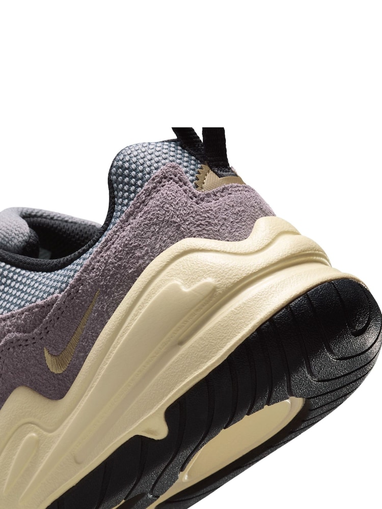 Nike Taupe Brown Tech Hera Trainers - Image 11 of 11
