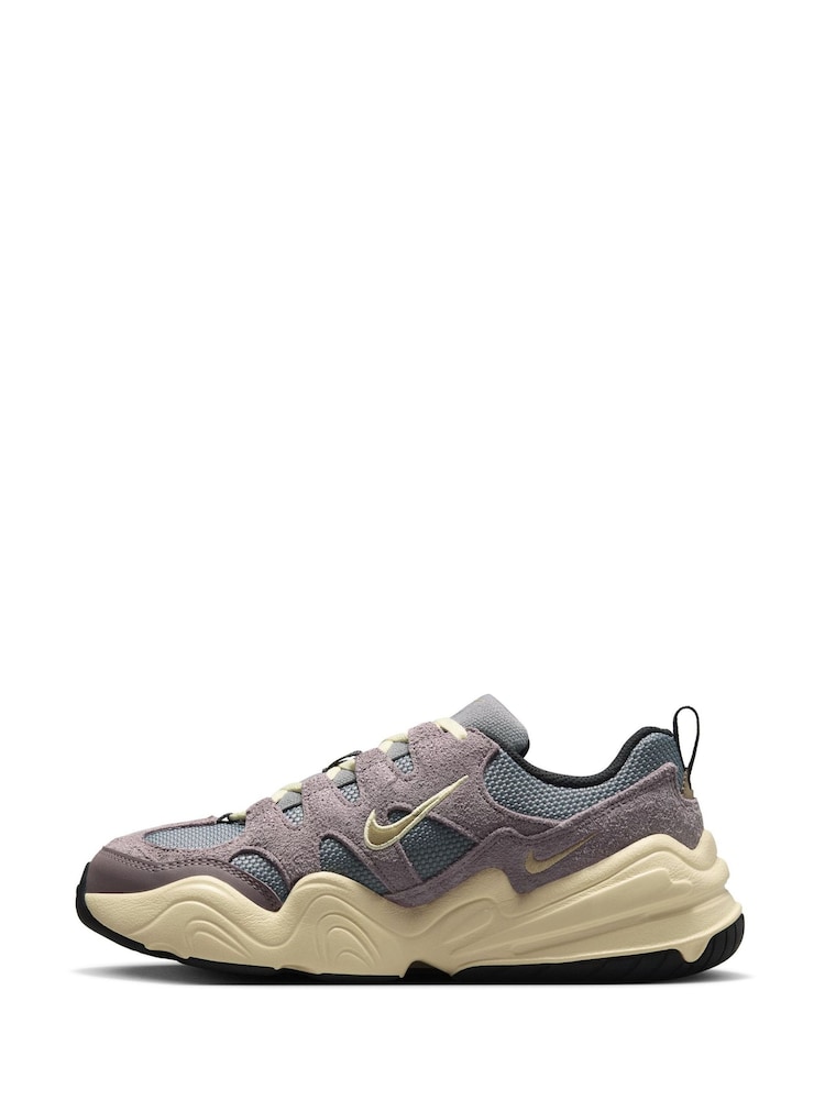 Nike Taupe Brown Tech Hera Trainers - Image 2 of 11