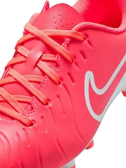 Nike Orange Kids Tiempo Legend 10 Club Multi Ground Football Boots - Image 9 of 11