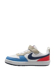 белый синий красный - Детские низкие кроссовки Nike Court Borough Recraft - Image 2 of 4