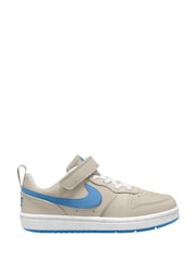 Nike Natural Beyond Blue Junior Court Borough Low Recraft Trainers - Image 1 of 4