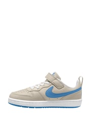 Nike Natural Beyond Blue Junior Court Borough Low Recraft Trainers - Image 2 of 4