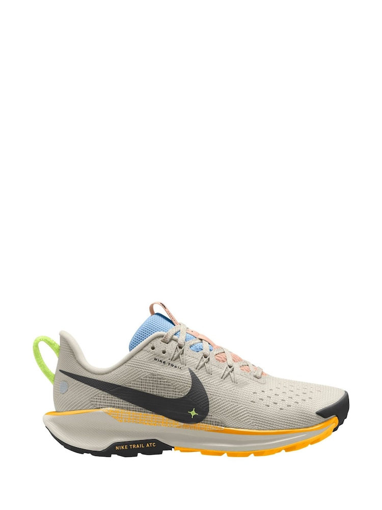 Nike Grey ReactX Pegasus Trail 5 Running Shoes - Image 1 of 4