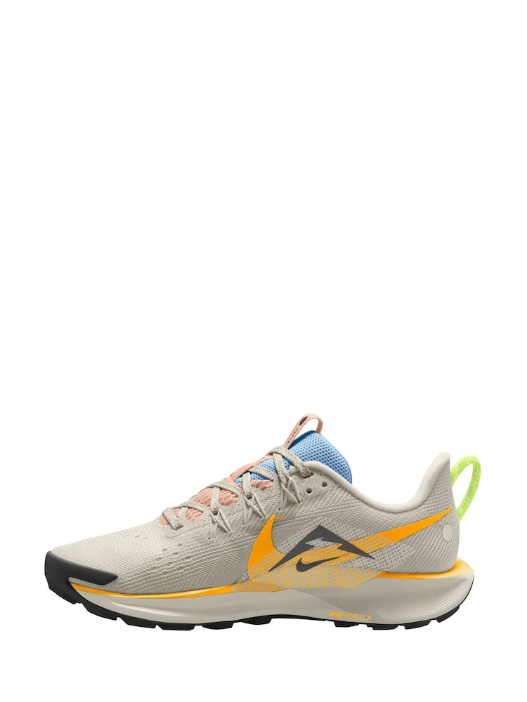 Nike Grey ReactX Pegasus Trail 5 Running Shoes - Image 2 of 4