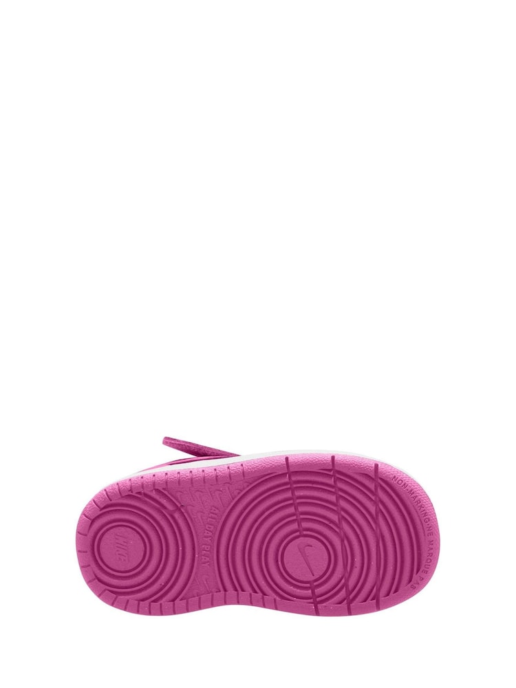 Weiß/Fuchsia - Nike Baby Court Borough Recraft Niedrige Turnschuhe - Bild 4 von 4 Weiß/Fuchsia - Nike Baby Court Borough Recraft Niedrige Turnschuhe - Bild 4 von 4