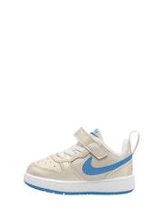 Бежевый Beyond синего - низкие кроссовки для малышей Nike Court Borough Recraft - Image 2 of 4