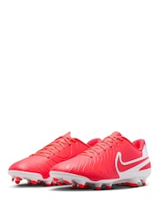 Nike Orange Adults Tiempo Legend 10 Club Multi Ground Football Boots - Image 3 of 9