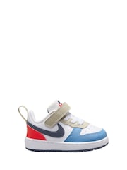 белый синий красный - низкие кроссовки для малышей Nike Court Borough Recraft - Image 1 of 4