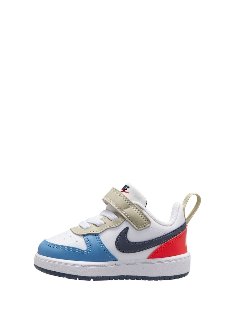 белый синий красный - низкие кроссовки для малышей Nike Court Borough Recraft - Image 2 of 4