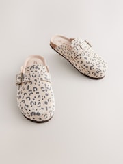 Animal Suede Slip-On Clogs - Image 1 of 5
