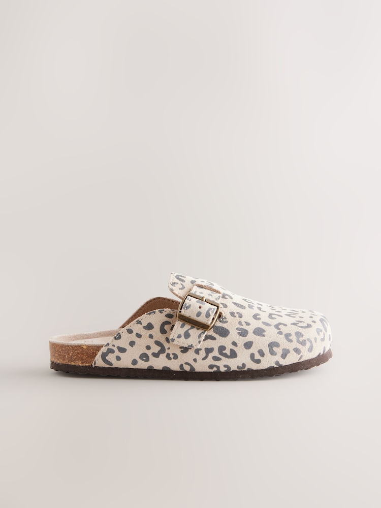 Animal Suede Slip-On Clogs - Image 2 of 5