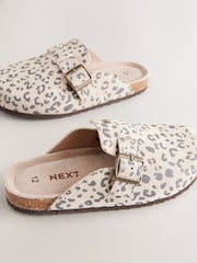 Animal Suede Slip-On Clogs - Image 3 of 5