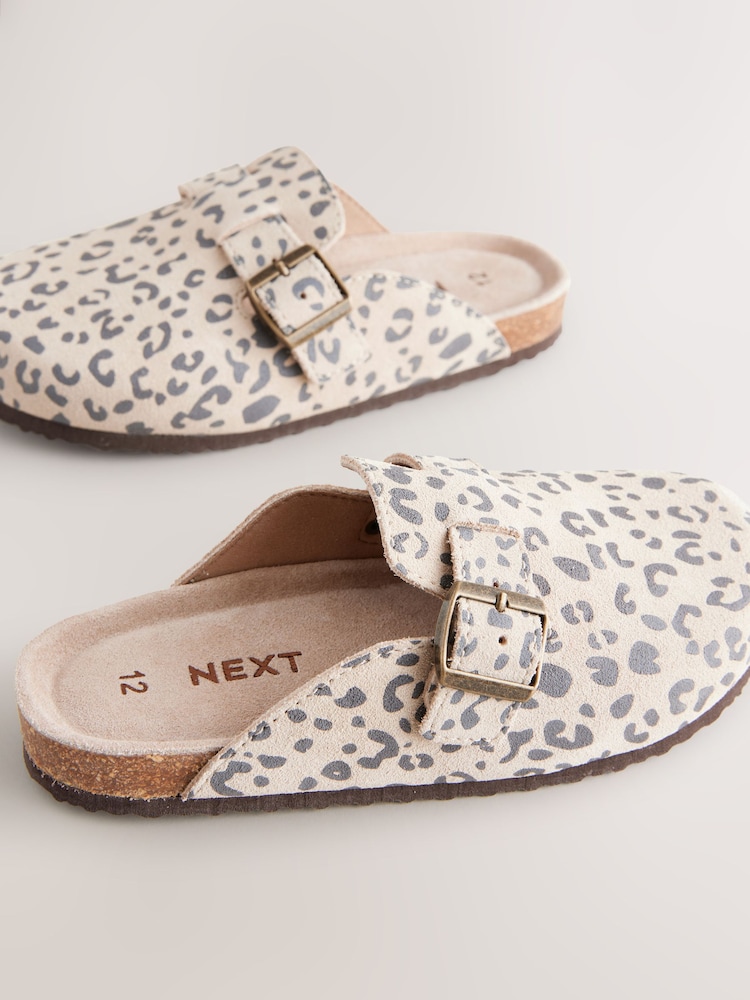 Animal Suede Slip-Ons Clogs - Image 3 of 5