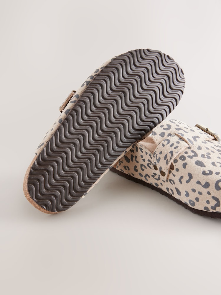 Animal Suede Slip-On Clogs - Image 5 of 5