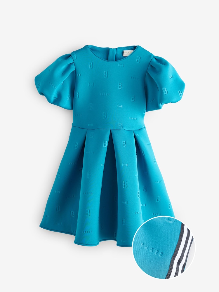 Petrolblau - Baker By Ted Baker Neoprenkleid mit Prägemuster - Bild 1 von 11 Petrolblau - Baker By Ted Baker Neoprenkleid mit Prägemuster - Bild 1 von 11