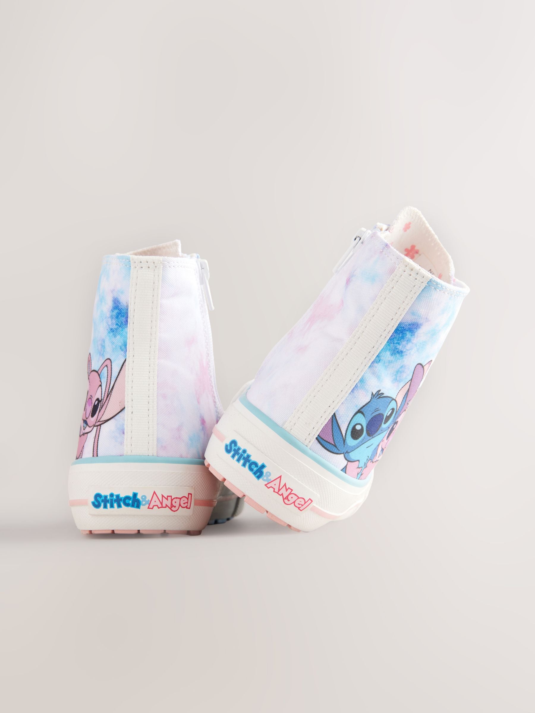 Buy Lilo & Stitch Lace-Up High Top Trainers from Next USA