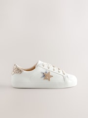 Neutral Lace-Up Trainers - Image 2 of 9