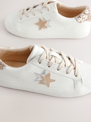 Neutral Lace-Up Trainers - Image 4 of 9