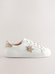 Neutral Lace-Up Trainers - Image 6 of 9