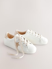 Neutral Lace-Up Trainers - Image 8 of 9