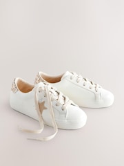 Neutral Lace-Up Trainers - Image 9 of 9