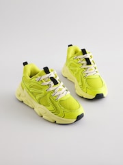 Yellow Chunky Lace-Up Trainers - Image 1 of 5