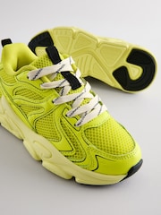 Yellow Chunky Lace-Up Trainers - Image 5 of 5