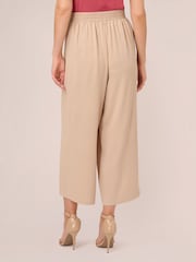 Adrianna Papell Animal Print Textured Satin Pull On Trousers - Image 2 of 5