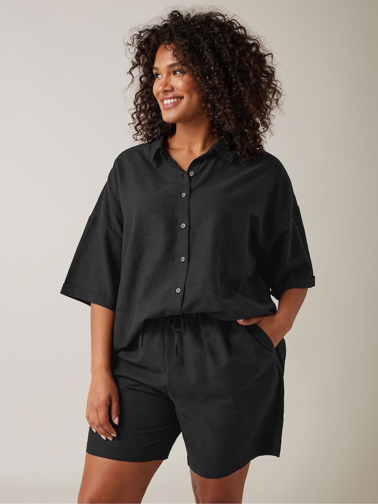 Evans Linen Shorts - Image 1 of 5