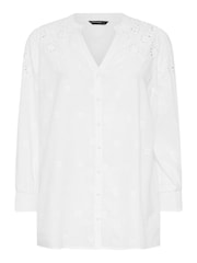 Evans Broderie 100% Cotton Blouse - Image 5 of 5