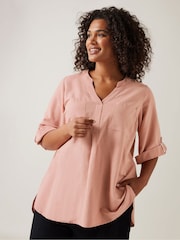 Evans Linen Utility Top - Image 1 of 5