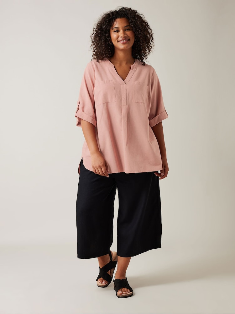 Evans Linen Utility Top - Image 2 of 5