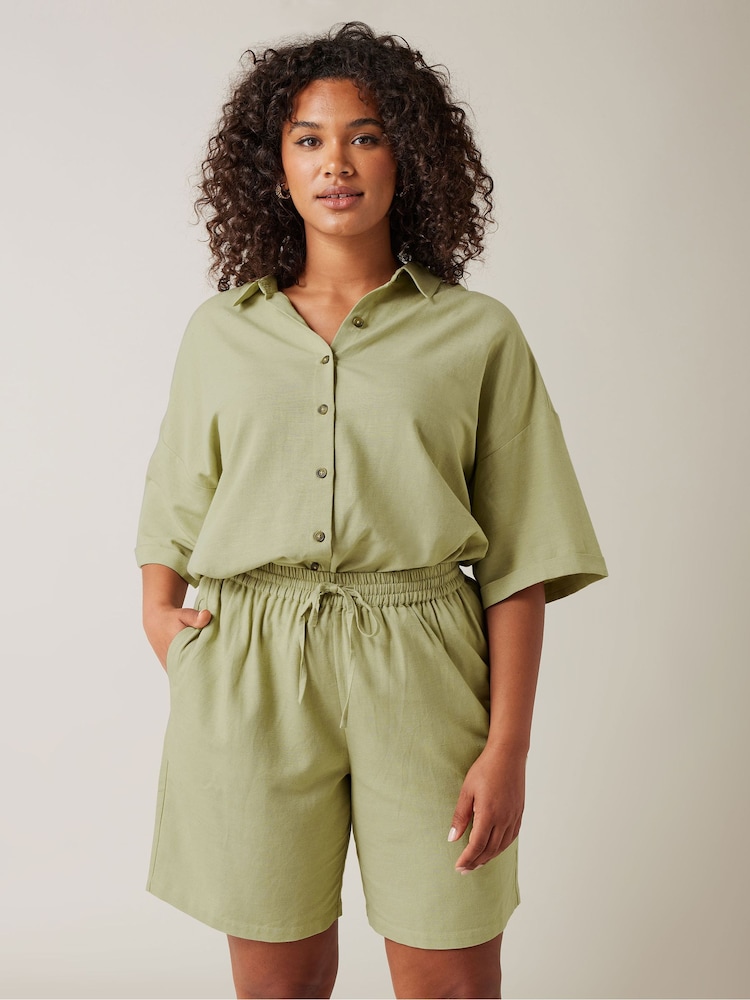 Evans Linen Shorts - Image 1 of 5