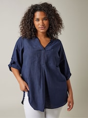 Evans Linen Utility Top - Image 1 of 5